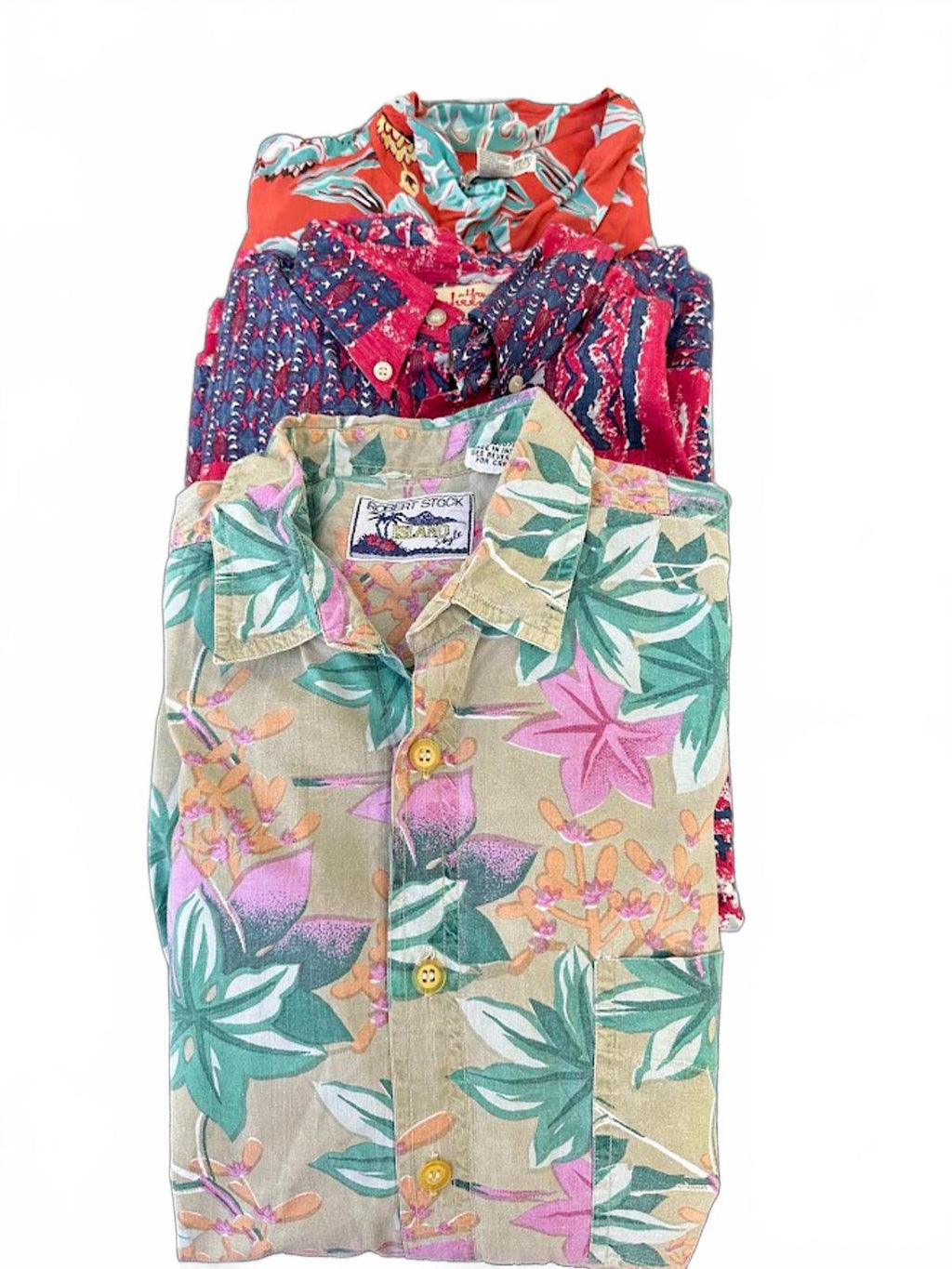 3pc Hawaiian Shirt Bundle Reyn Spooner/Banana Republic