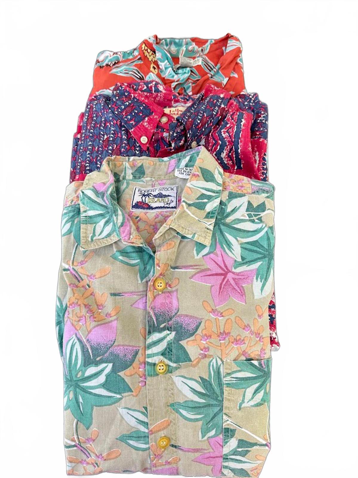 3pc Hawaiian Shirt Bundle Reyn Spooner/Banana Republic