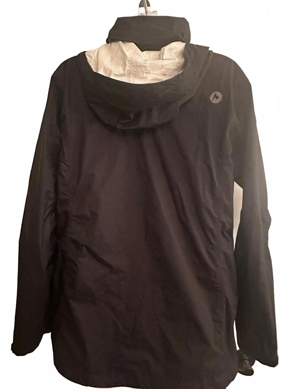 Marmot Black Waterproof Rain Jacket Men’s L Hooded