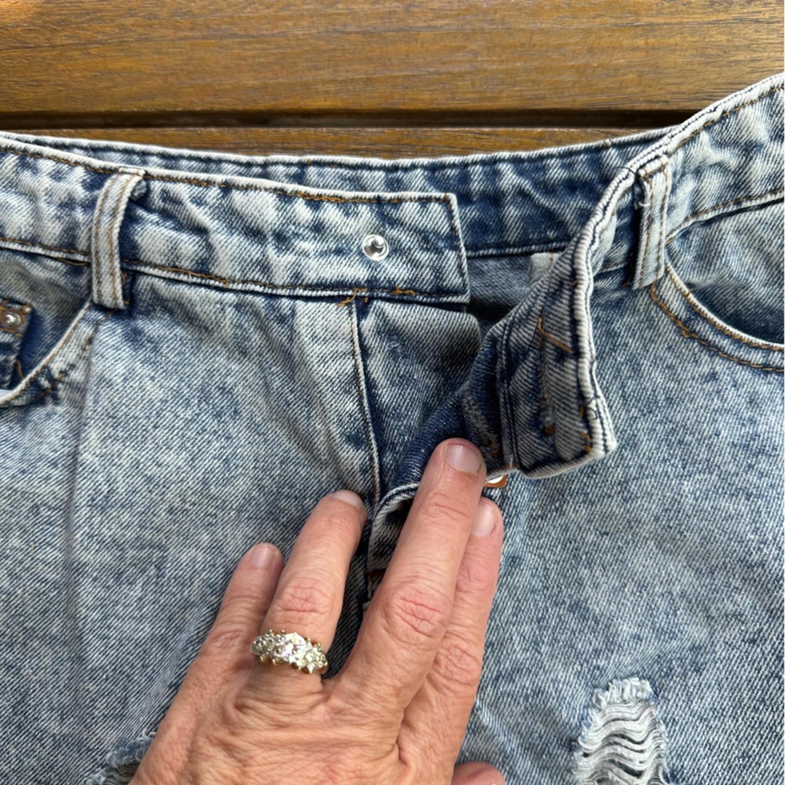Diesel Distressed Denim Shorts Size 28