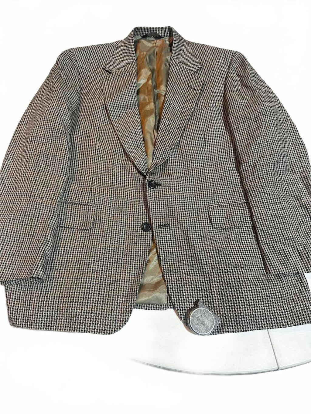 Nordstrom Men’s Vintage Houndstooth Wool Sport Coat 42L