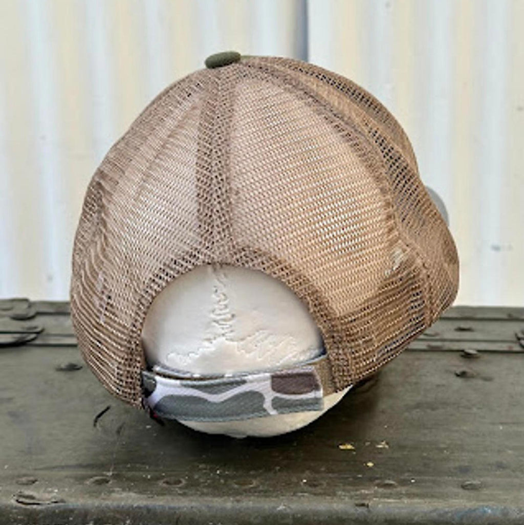 Bassdash Duck Patch Trucker Hat Camo Brim