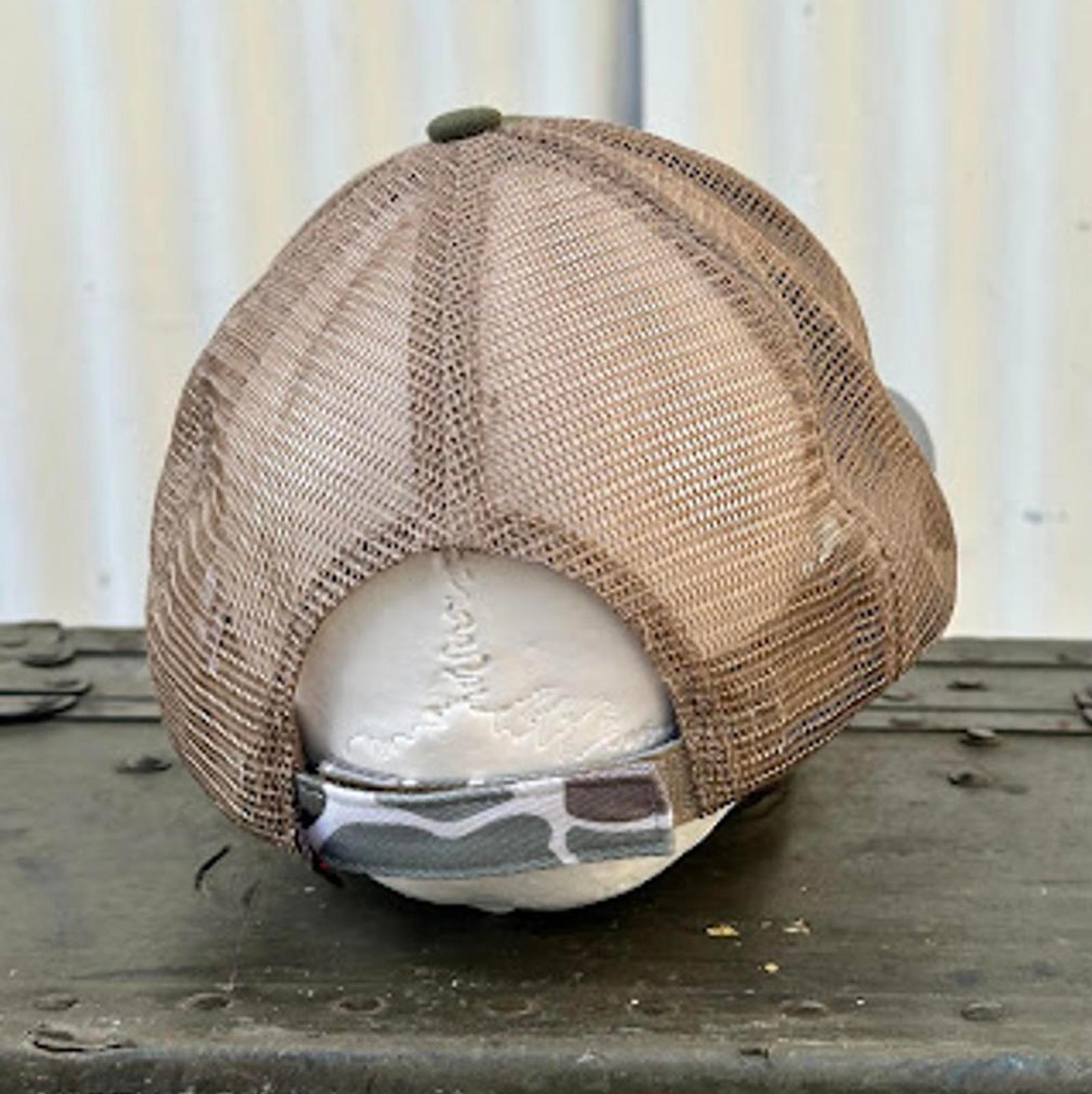 Bassdash Duck Patch Trucker Hat Camo Brim