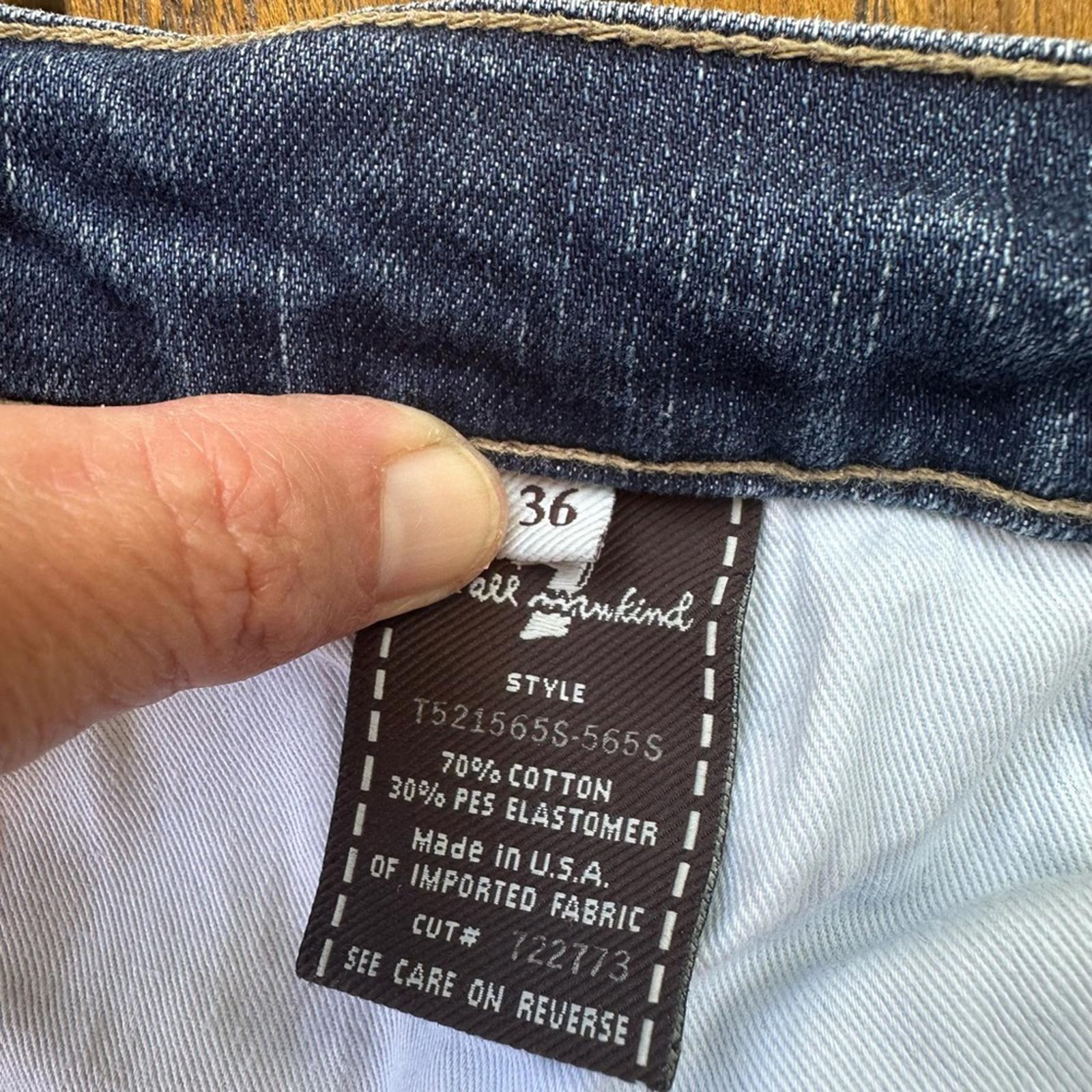 7 For All Mankind Bootcut Jeans 36x28 USA Denim