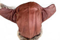 Mad Bomber Leather Trapper Hat XL