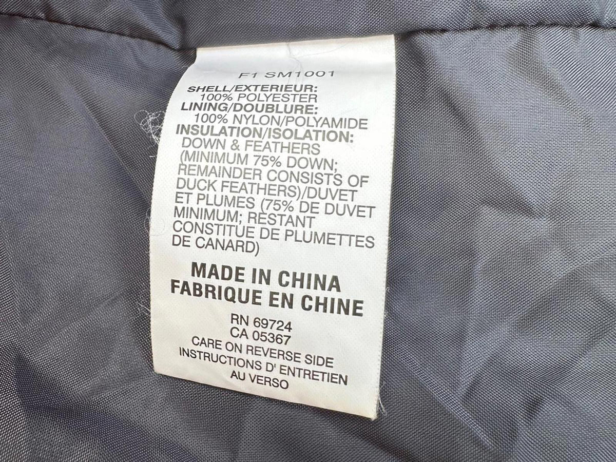 Columbia Men's Large Blue Tan Down Puffer Vest
