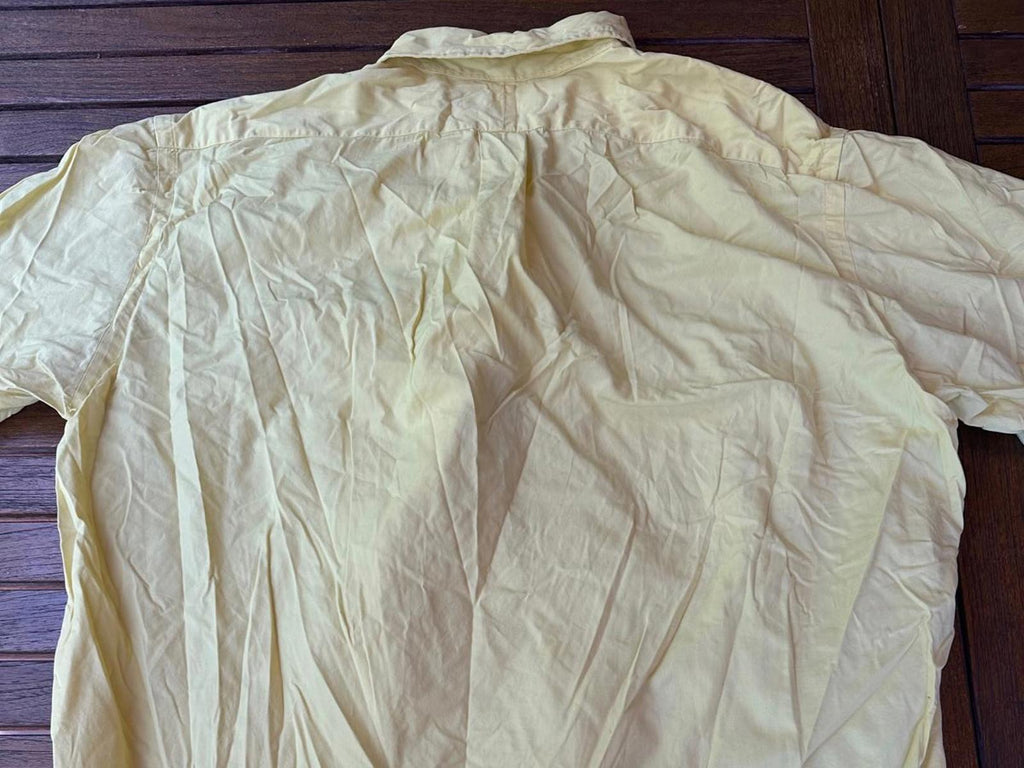Ralph Lauren Classic Fit Yellow Oxford Shirt XL Pony Logo
