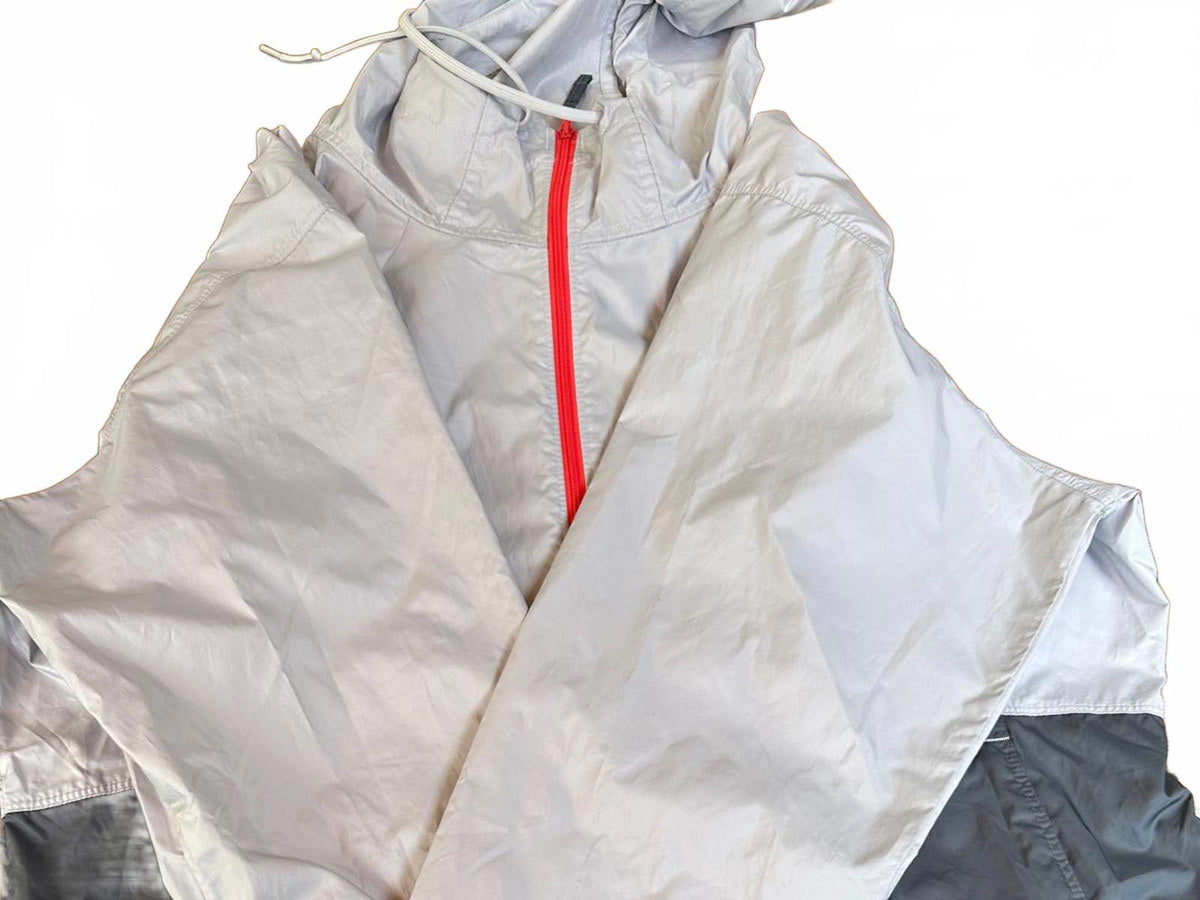 Columbia Two-Tone Gray Windbreaker Jacket Large