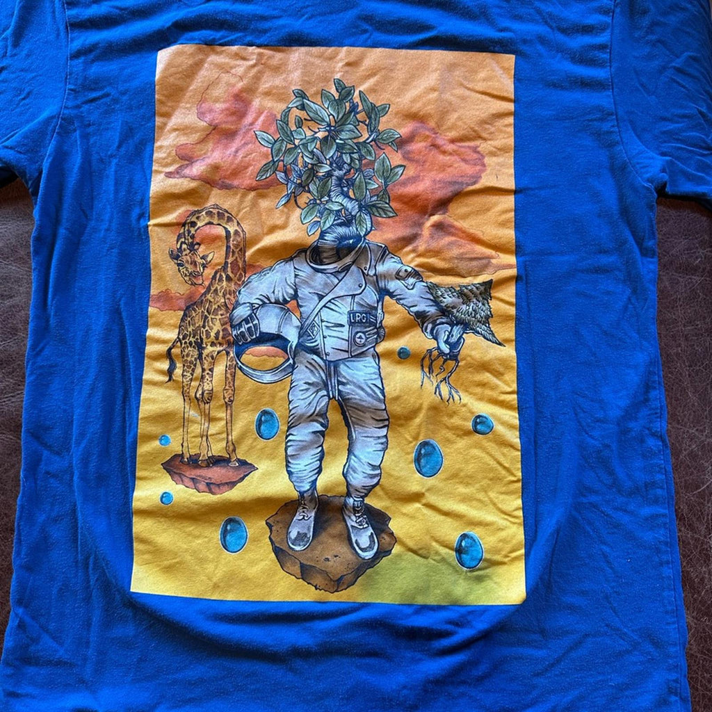 LRG Graphic T-Shirt Blue Slim Small