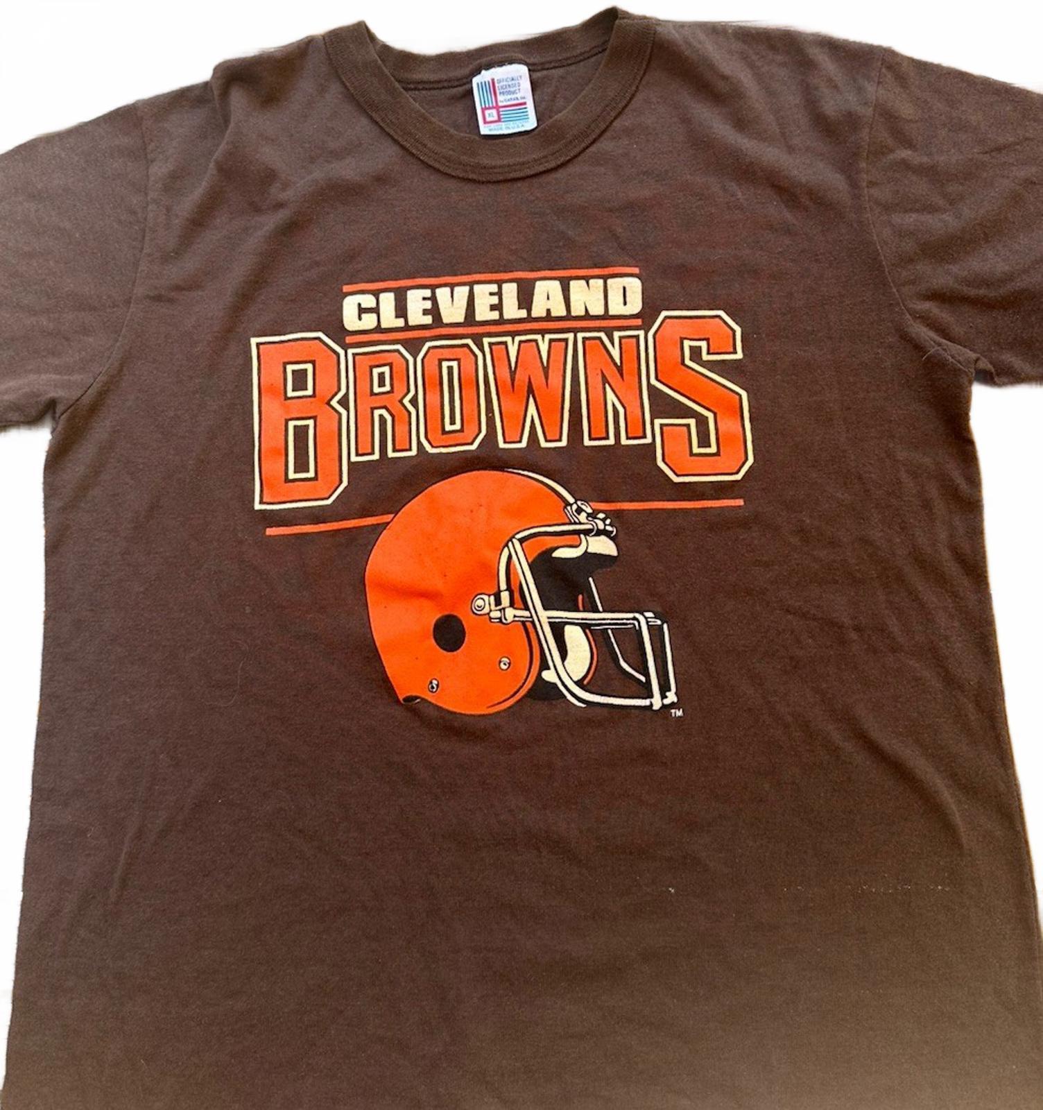 Vintage Cleveland Browns Single Stitch Tee XL