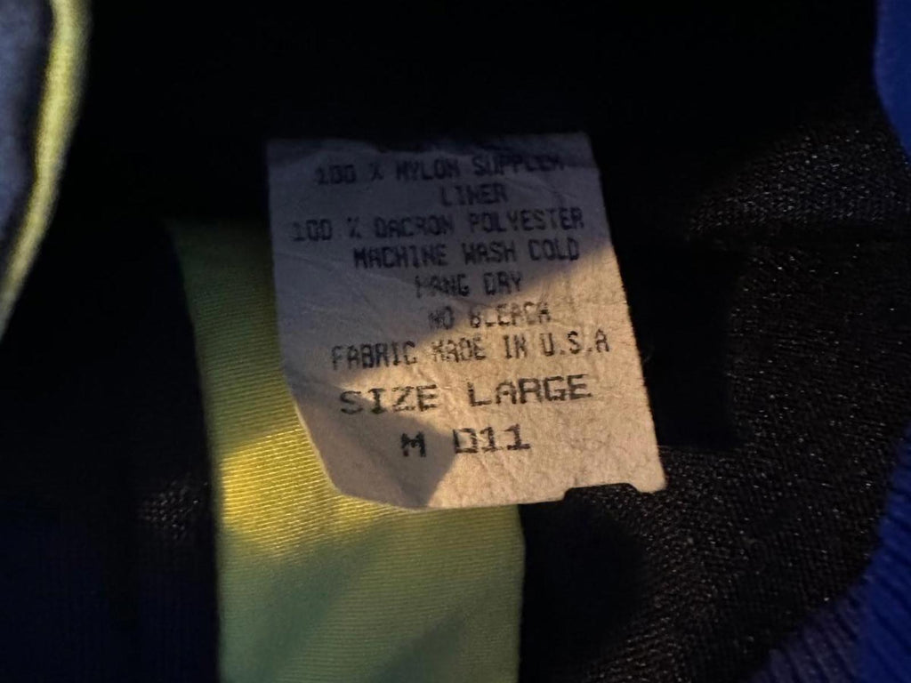 Vintage Cannondale Chartreuse Purple Black Windbreaker L