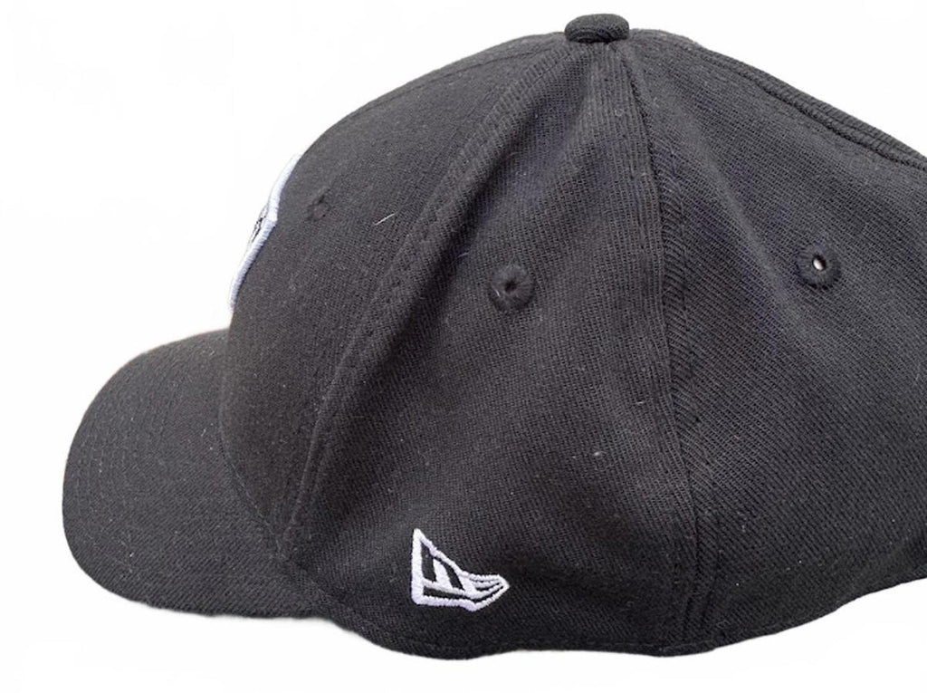 Raiders New Era 39THIRTY Flex Hat L/XL Black