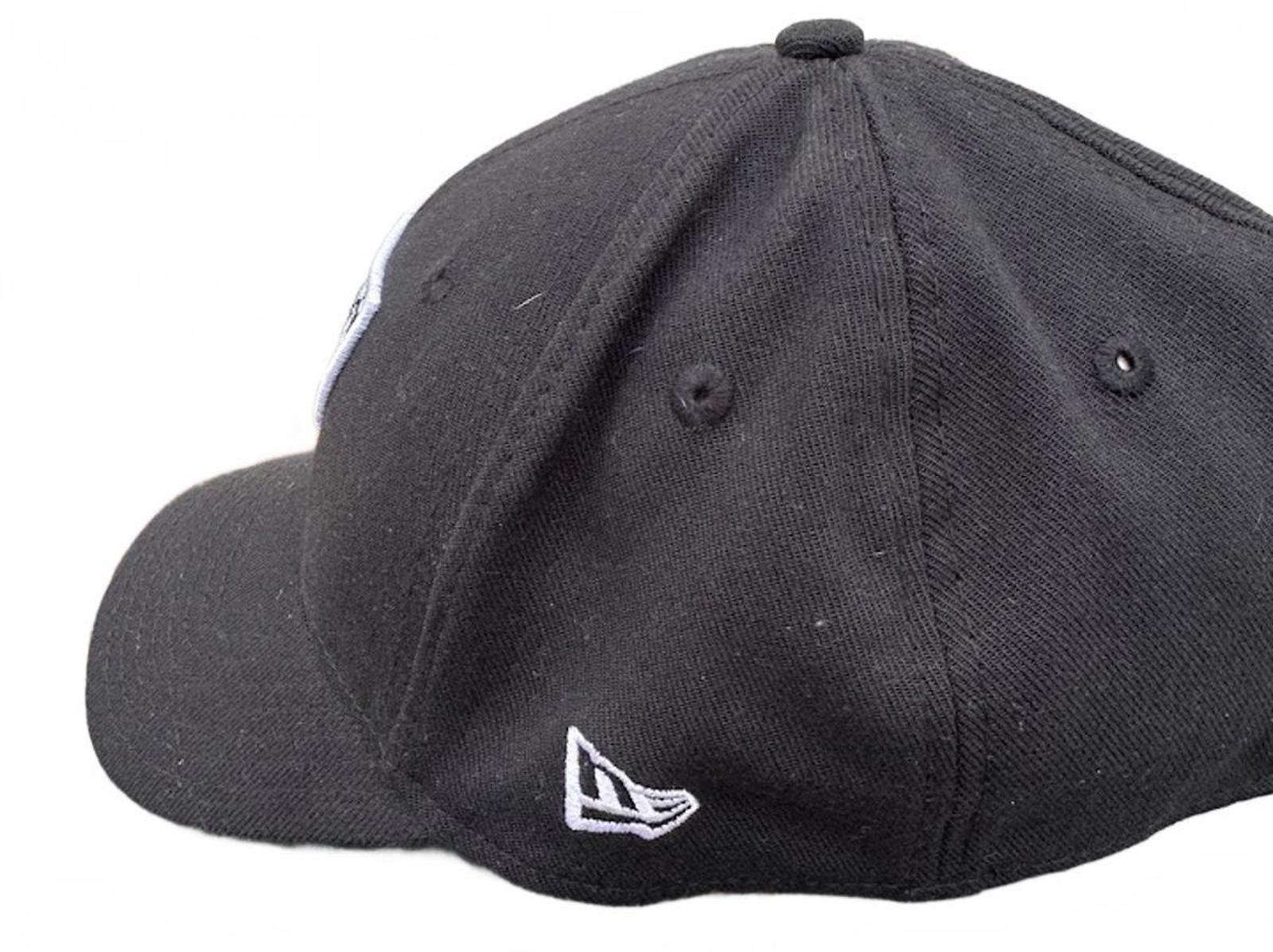 Raiders New Era 39THIRTY Flex Hat L/XL Black