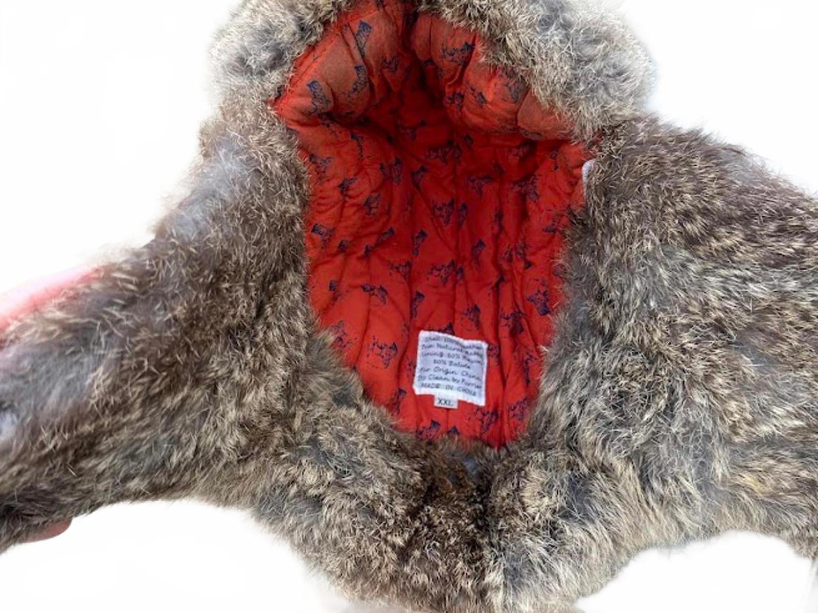 Mad Bomber Leather Trapper Hat XL
