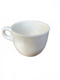 Vintage white restaurant-ware demitasse / espresso cup, impressed “USA”