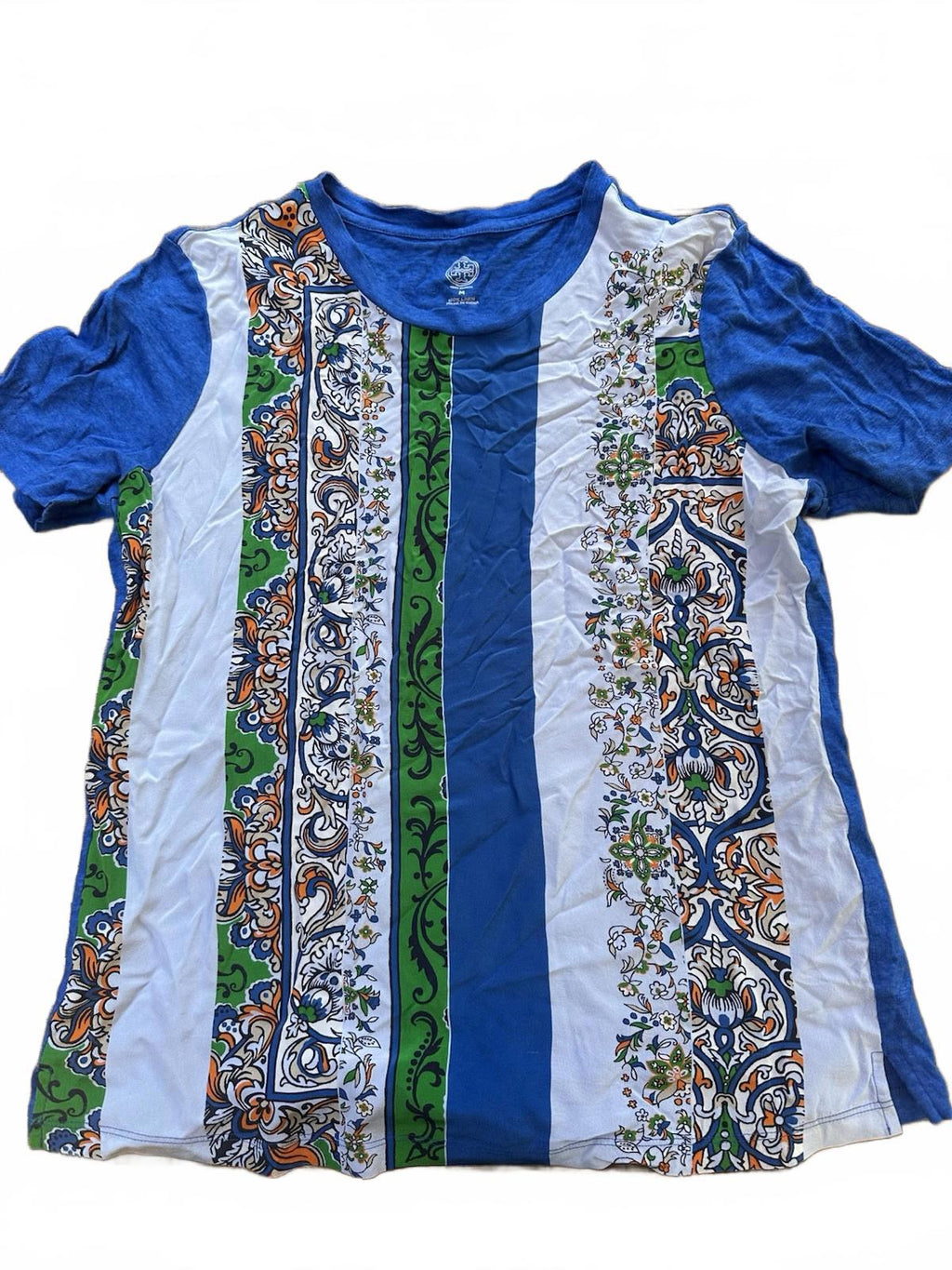 Tory Burch Printed Linen T-Shirt – Size M