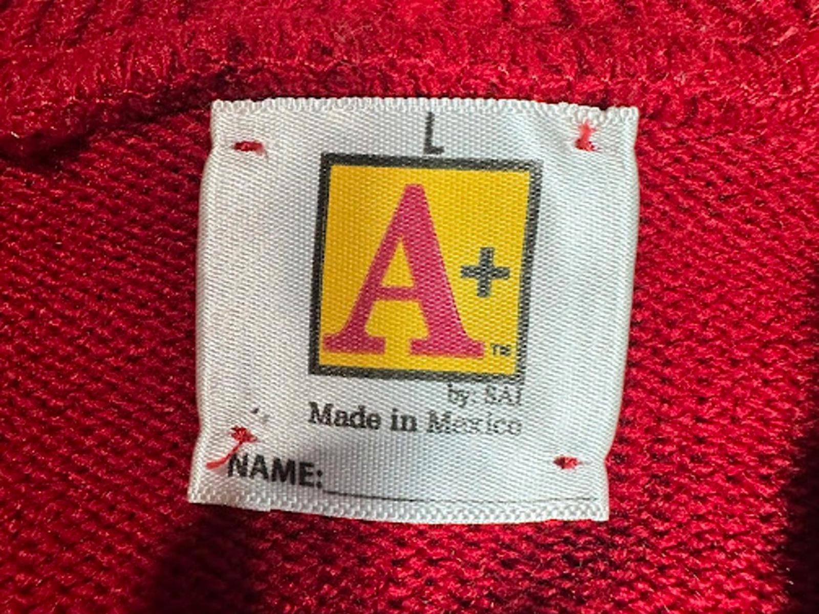 Vintage St Luke’s Catholic School Crest V Neck Sweater