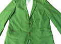 Vintage 1960s Smith’s 100% Cashmere Green Houndstooth Blazer