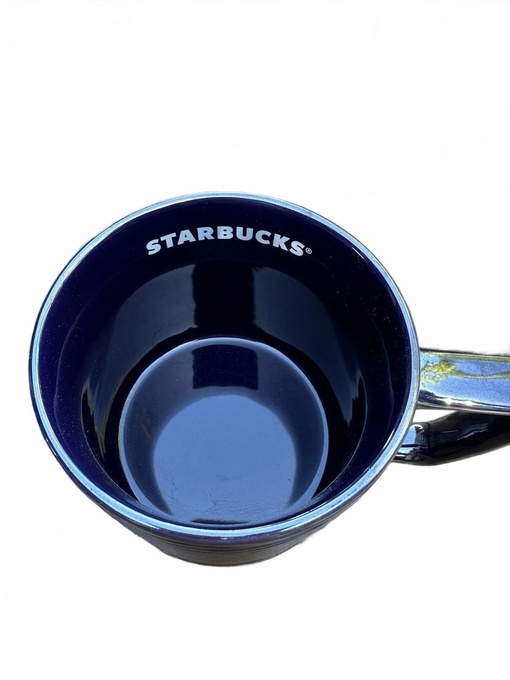 Starbucks Luster Swirl Mug 12oz 2020 Holiday Christmas iridescent
