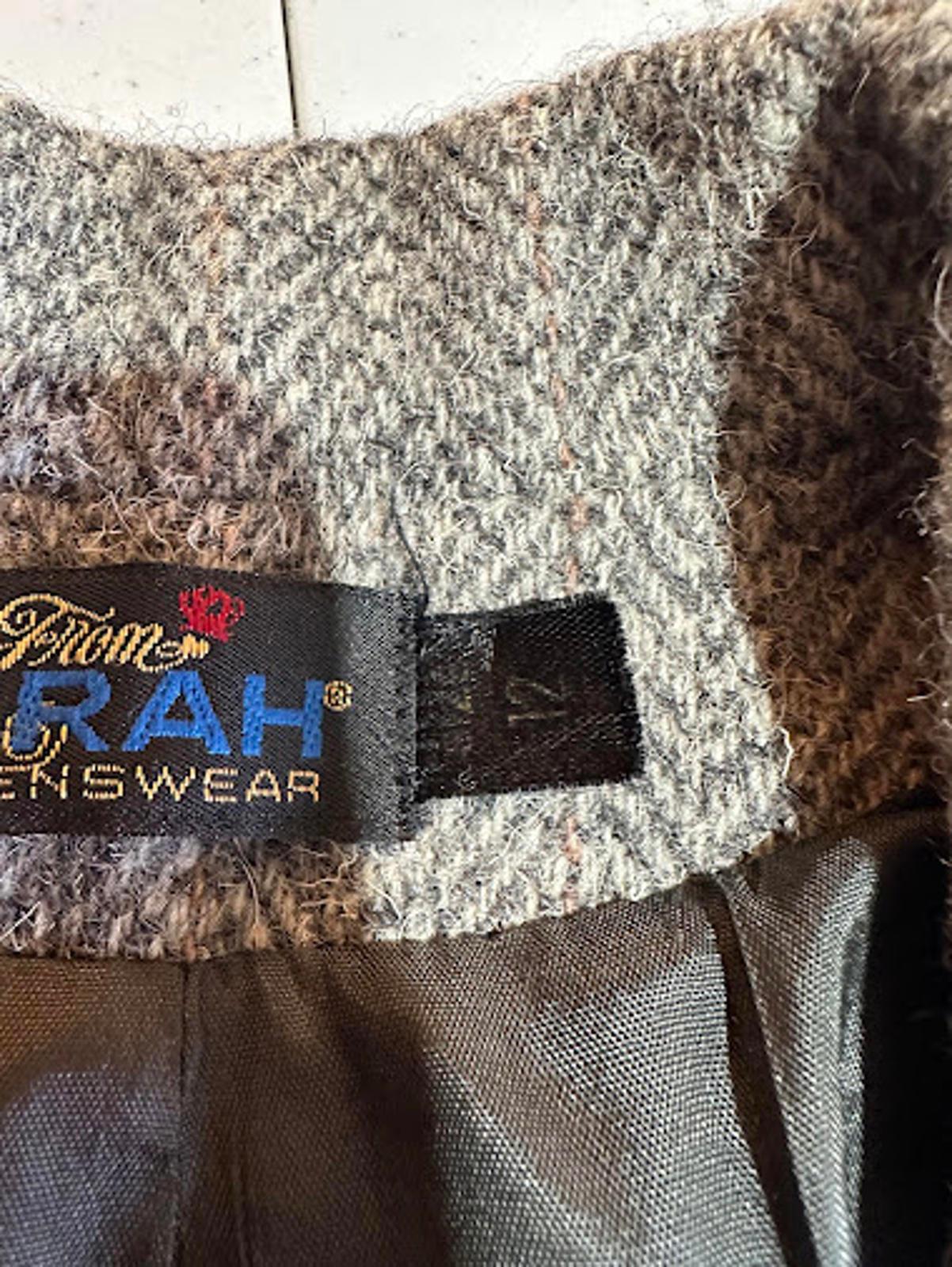 Vintage 90s Farah Wool Herringbone Blazer