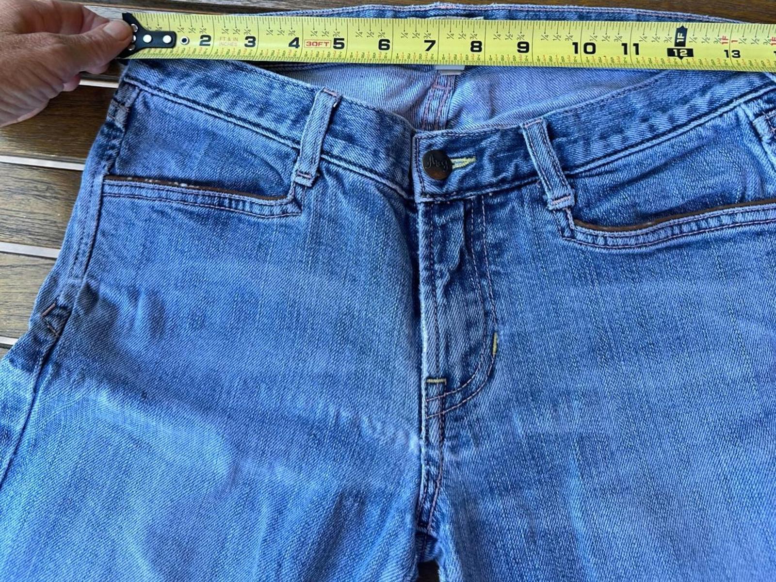 Vintage Abercrombie & Fitch Low Rise Bootcut Jeans Size 2 Distressed Y2K Style