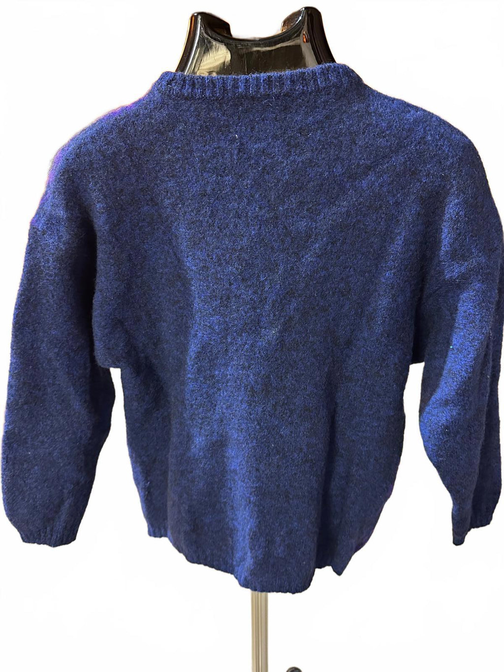 Vintage Benetton Shetland Wool Sweater 1980s Italy