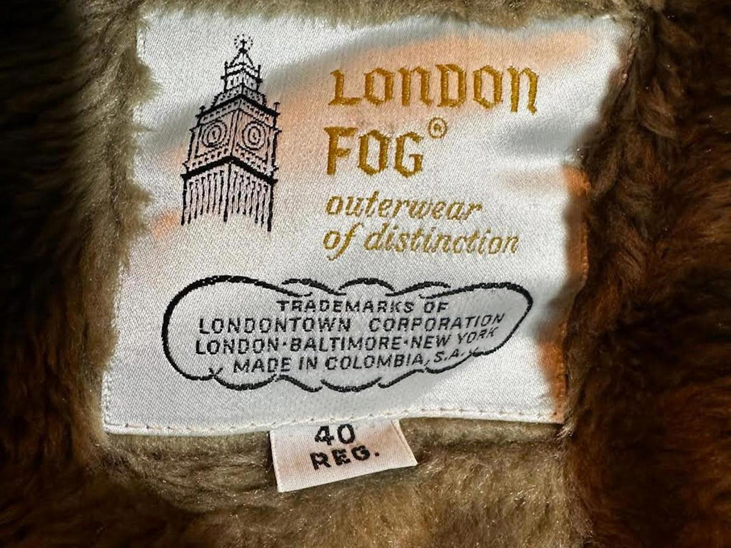 Vintage London Fog Faux Fur Lined Winter Coat