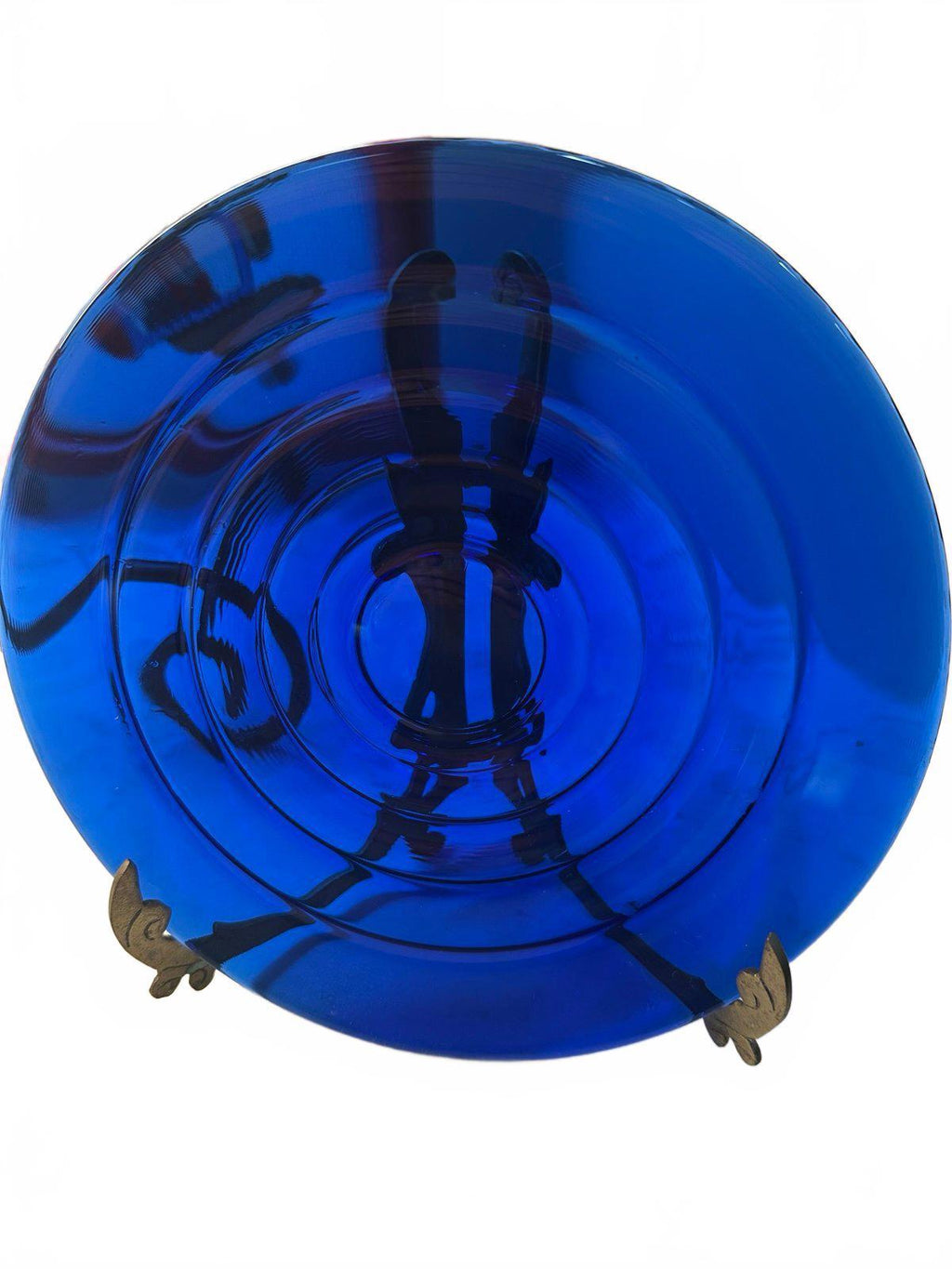 Vintage cobalt blue salad plates