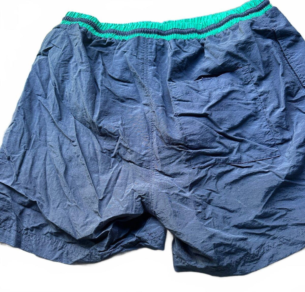 Givenchy Navy Green Swim Trunks Large