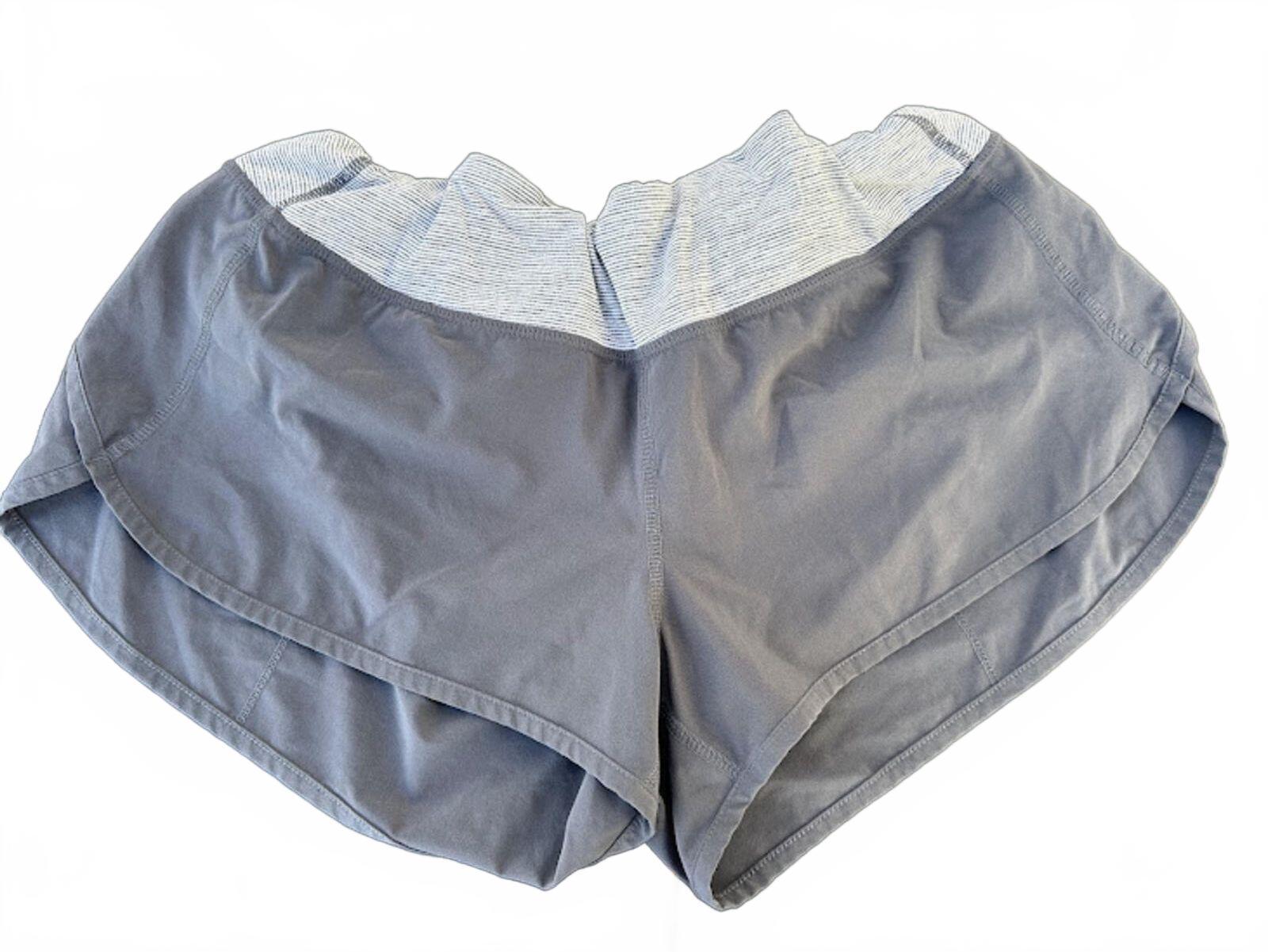 Lululemon Run Shorts Gray 2” Inseam Womens