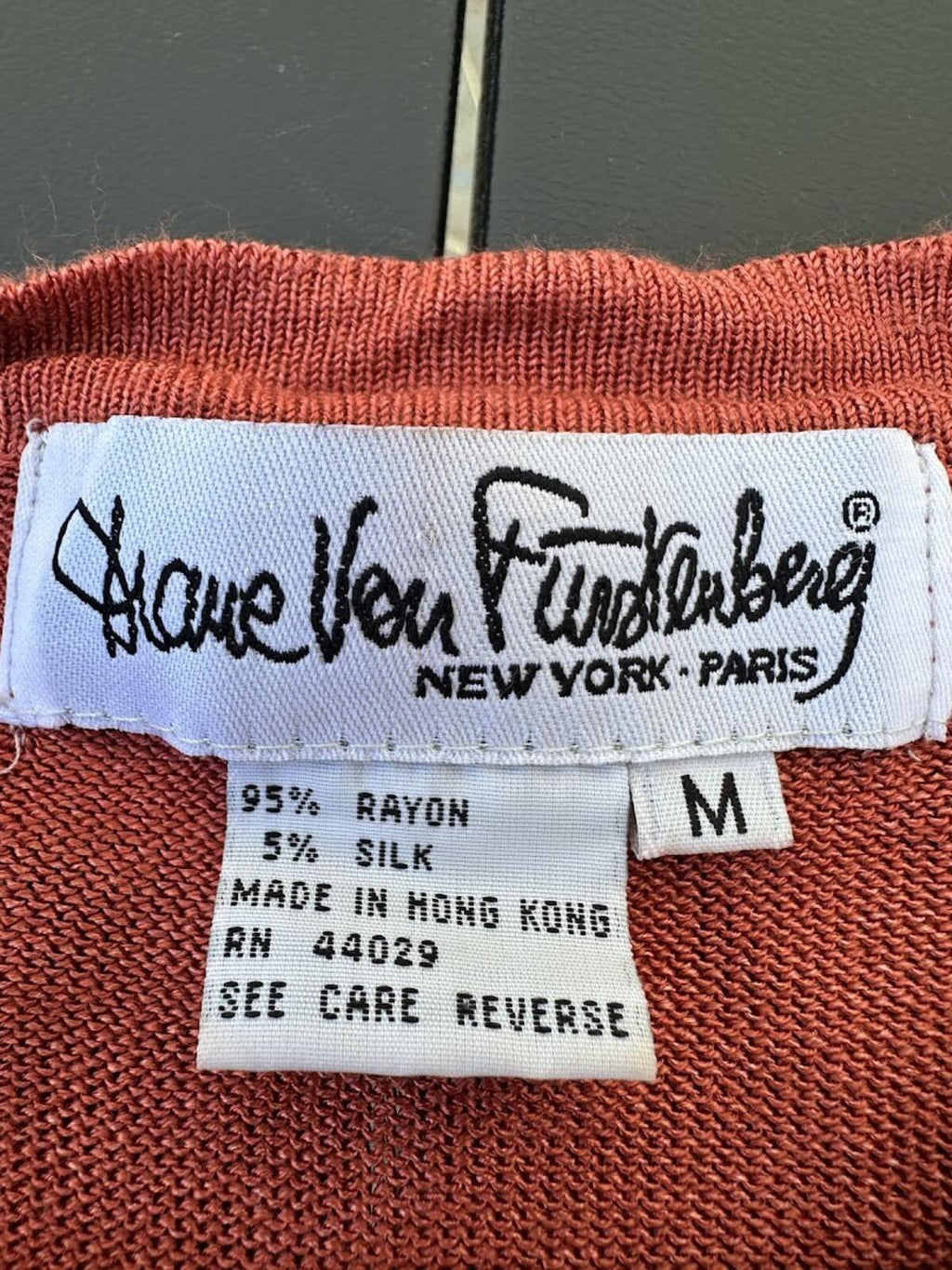 Diane Von Furstenberg Silk Blend Sweater M