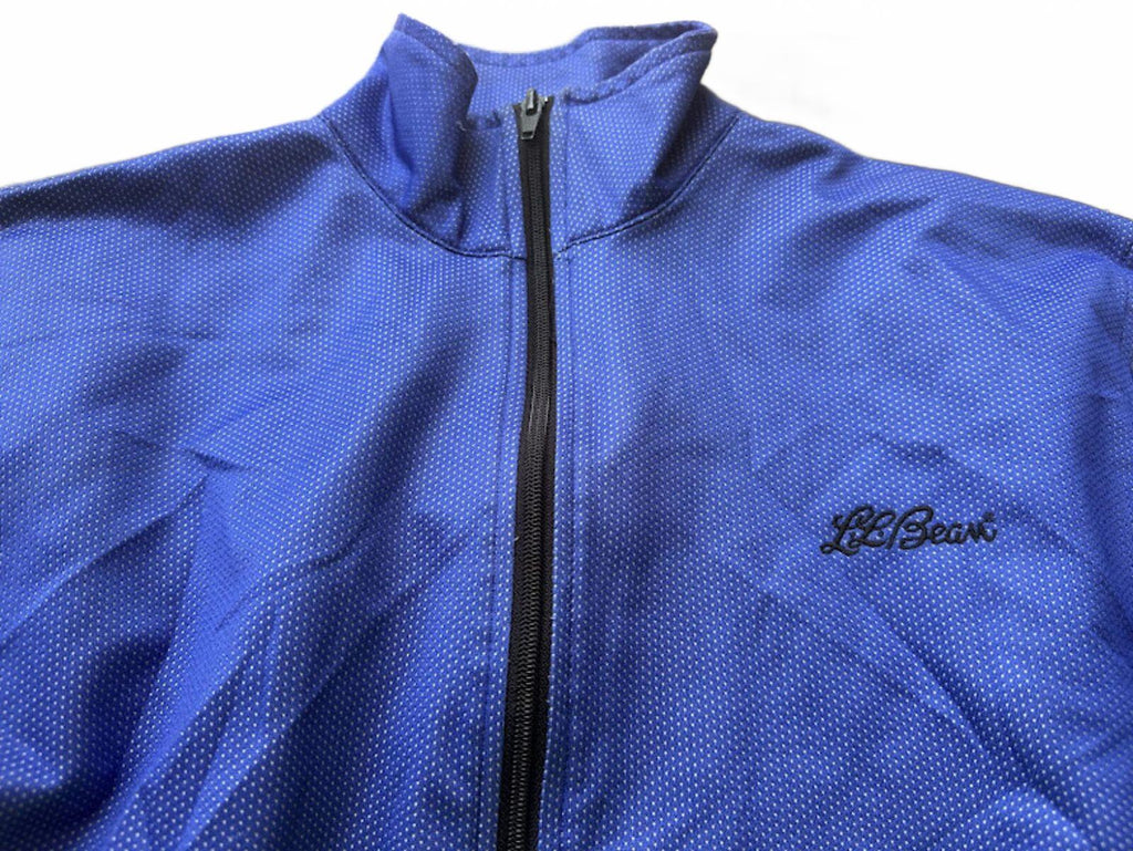 L.L.Bean Blue Half Zip Pullover Jacket  Made in USA