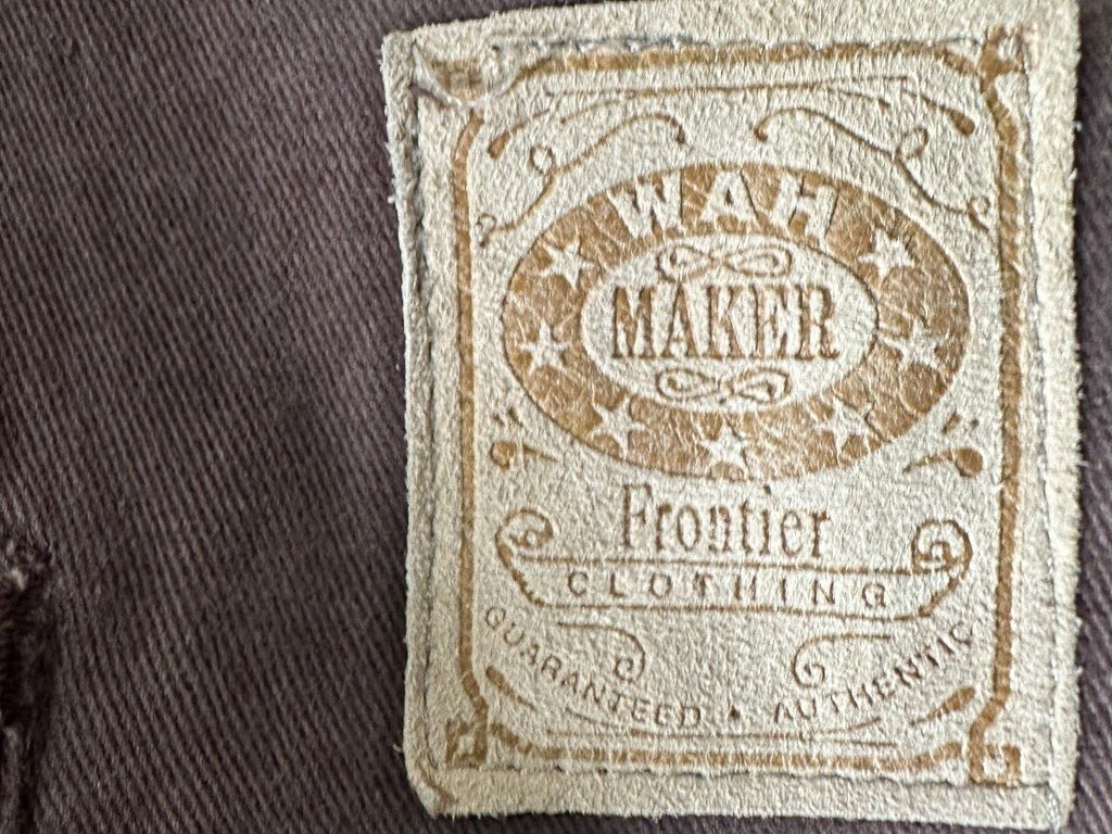 Frontier Brown Cotton Work Pants 38x32 USA