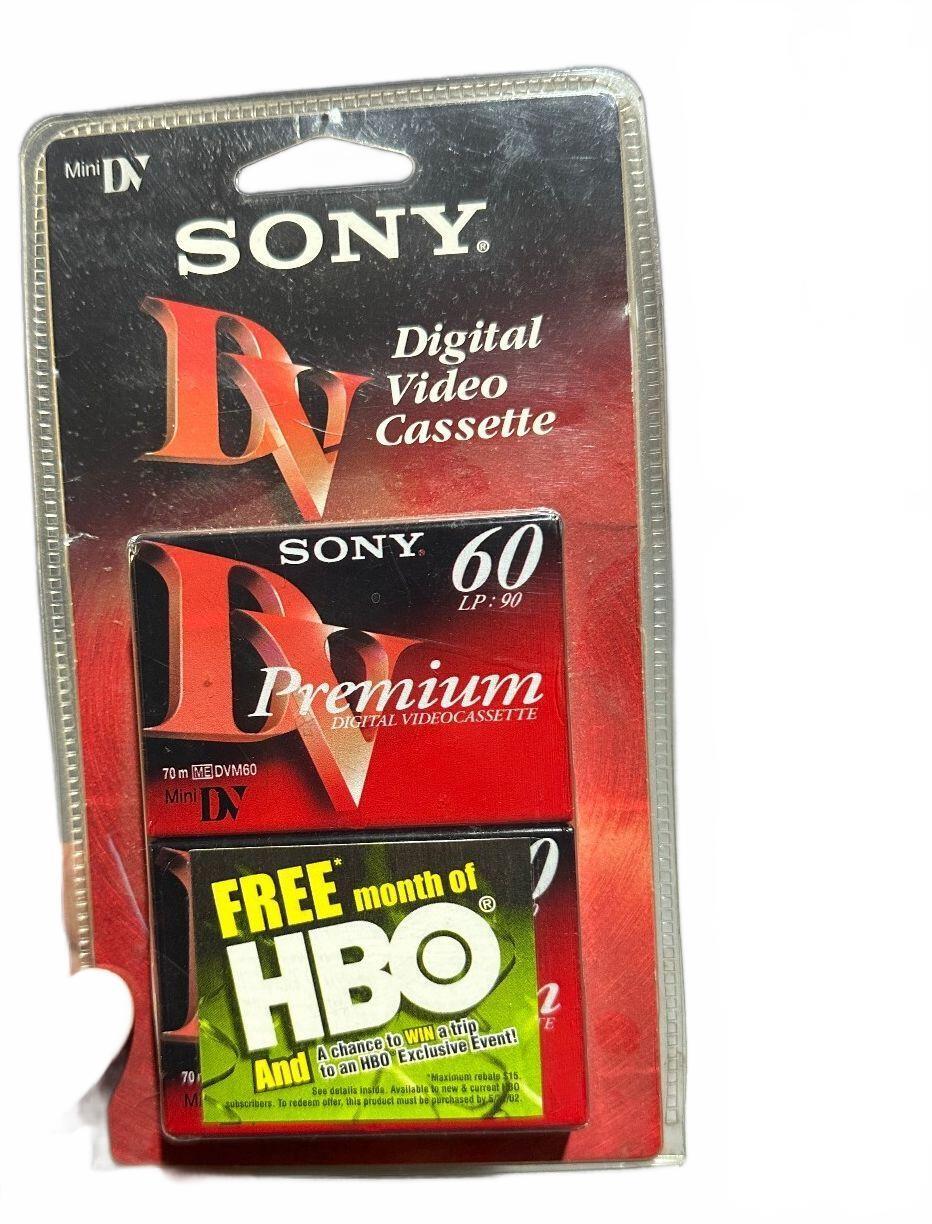 Sony MiniDV 60 Premium Tape Sealed HBO Promo