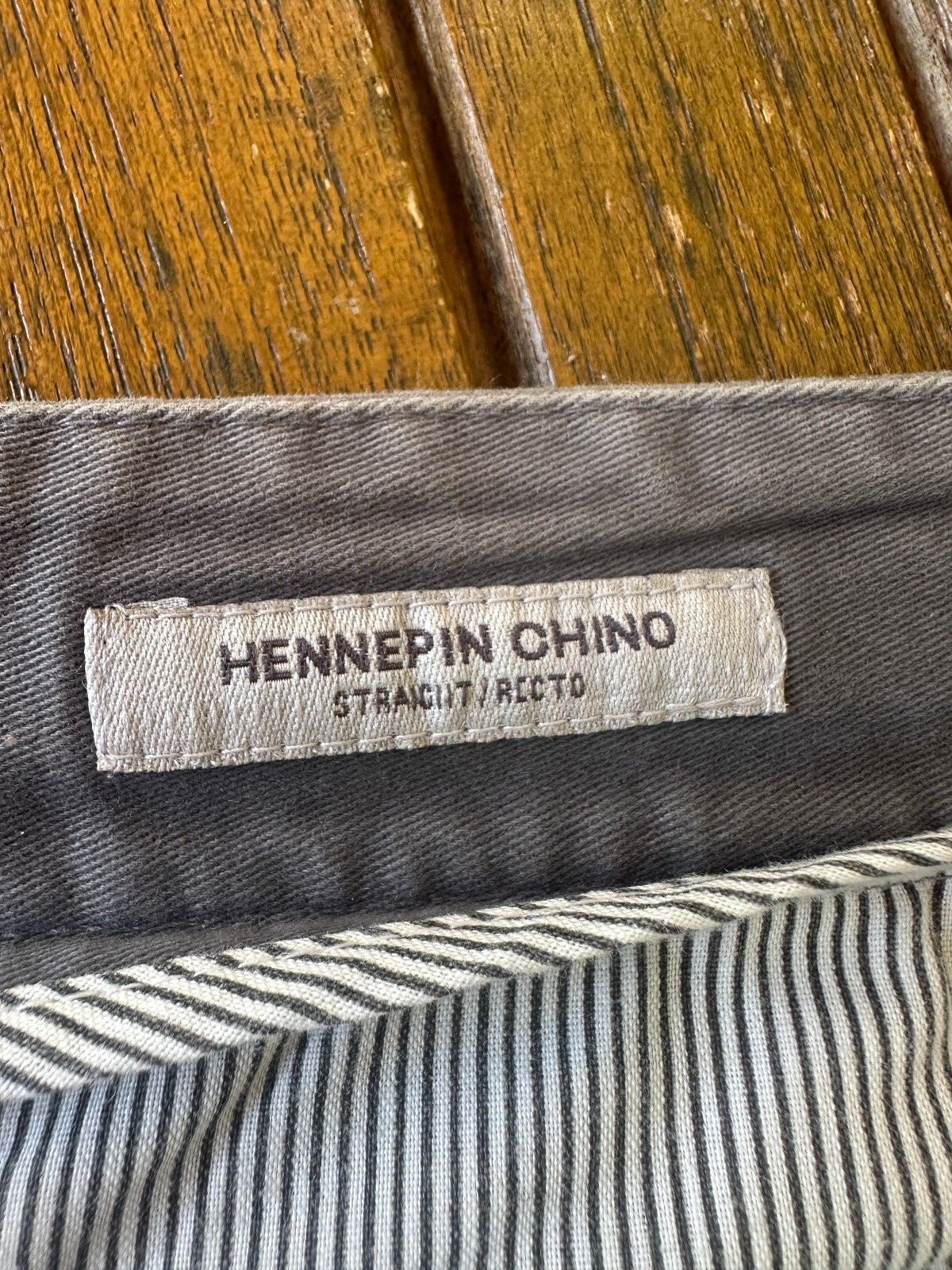 Goodfellow Hennepin Chino Pants Gray 40x30 Straight Fit