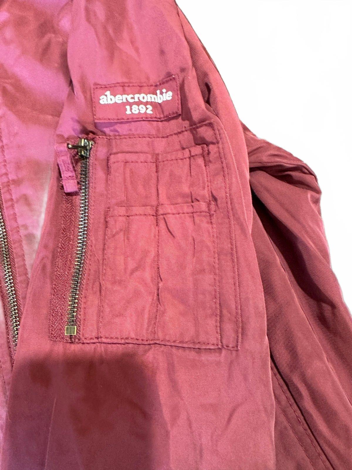 Abercrombie Kids Maroon Bomber Jacket 13/14