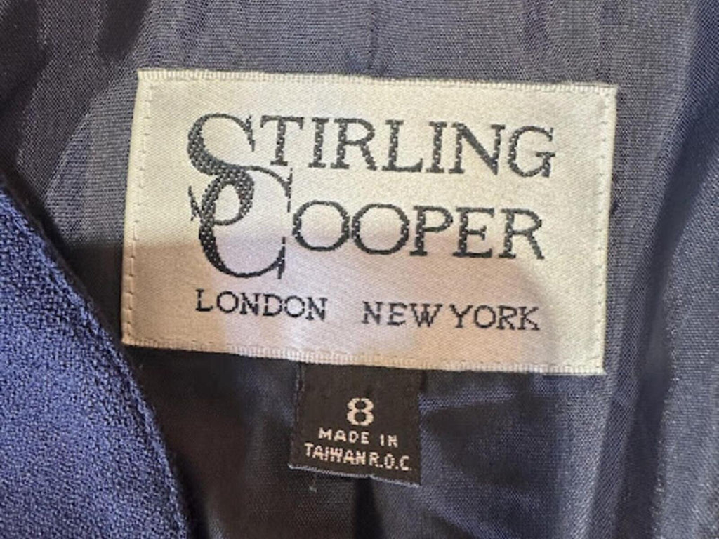 Sterling Cooper Navy Double-Breasted Blazer