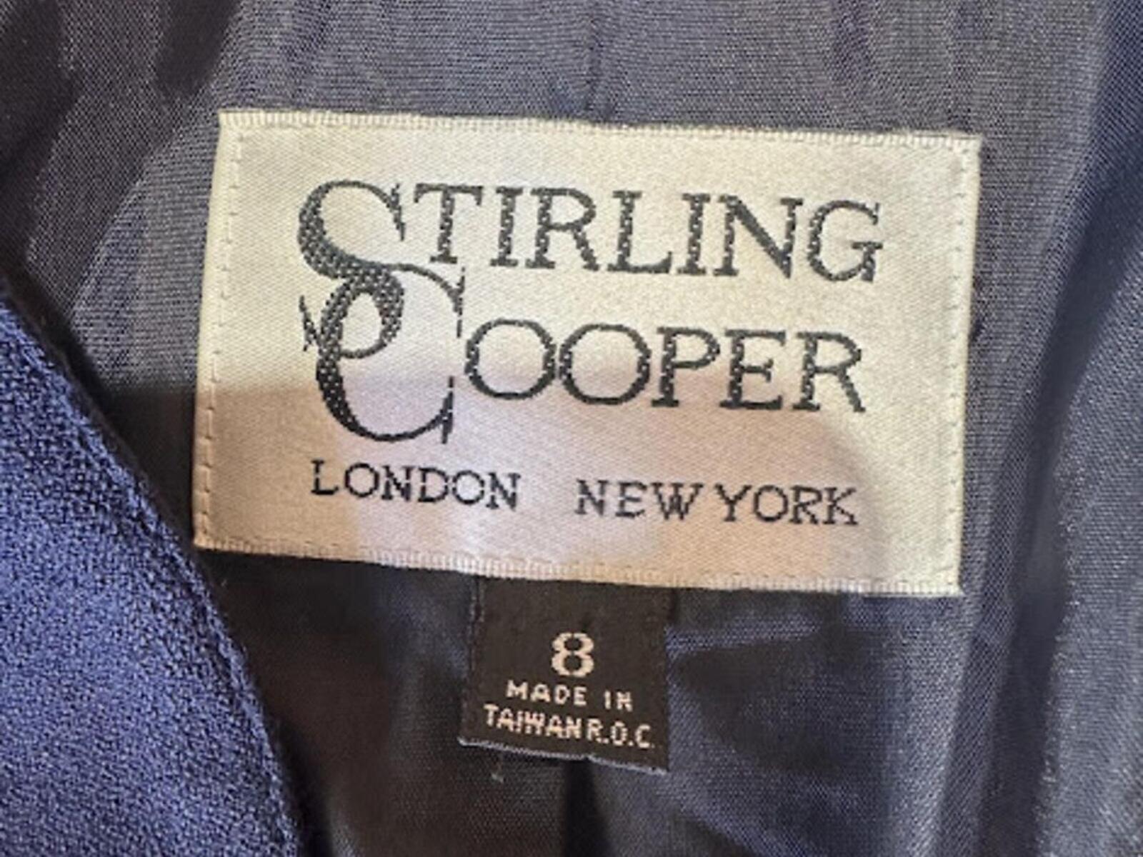 Sterling Cooper Navy Double-Breasted Blazer