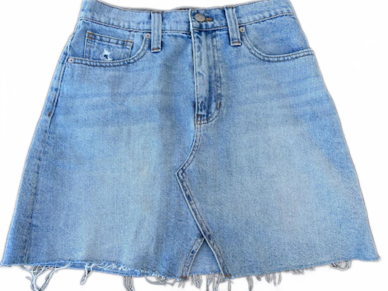 Madewell Light Wash Denim Skirt Size 26