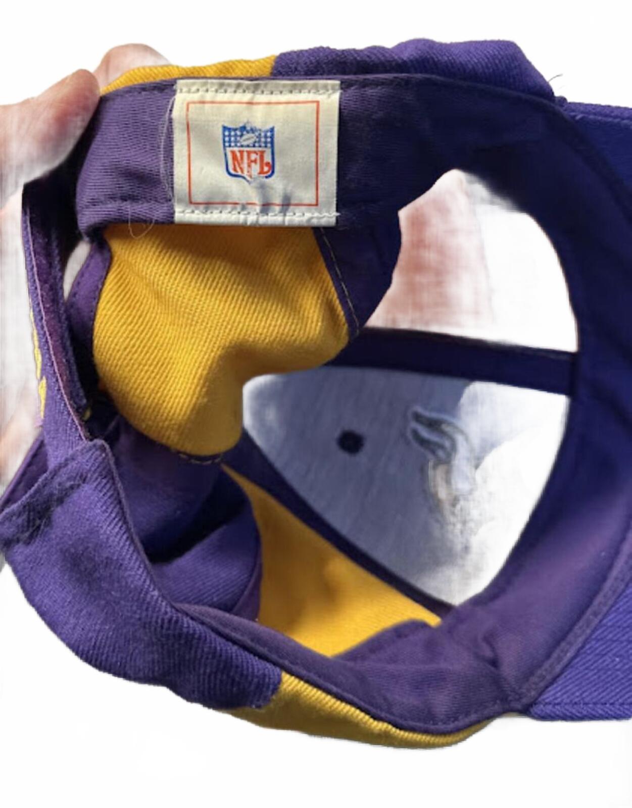Minnesota Vikings Color Block Strapback Hat NFL