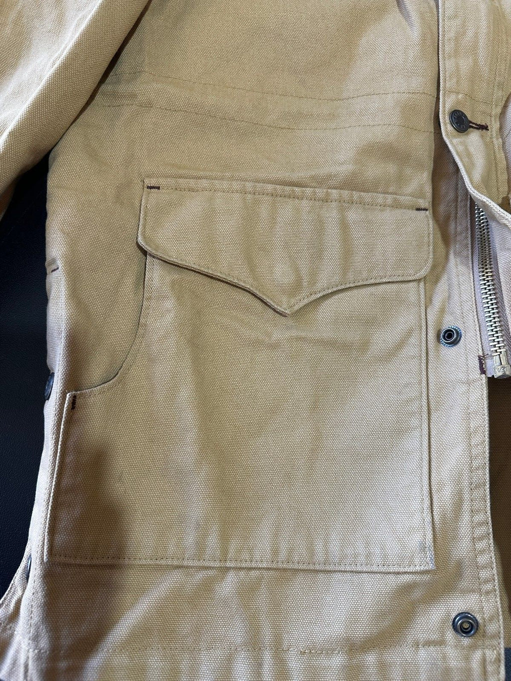 Walls Work Wear Tan Canvas Western Ranch Coat M