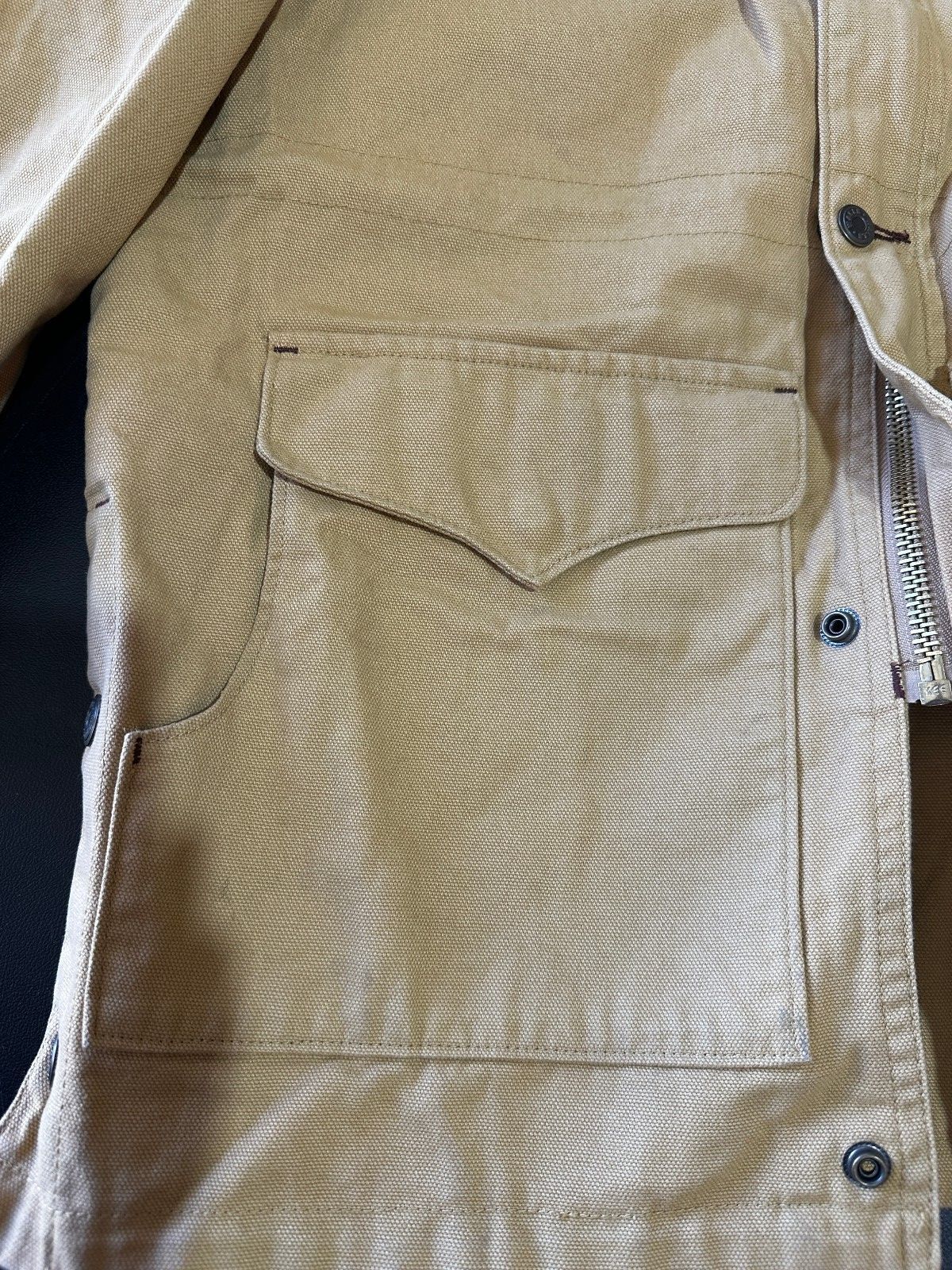 Walls Work Wear Tan Canvas Western Ranch Coat M