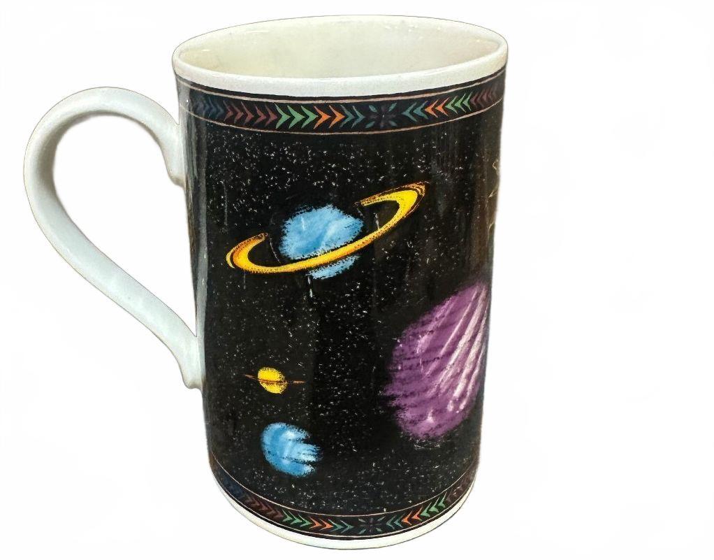 Vintage Dunoon Cosmos Jane Adderley Planet Mug Scotland