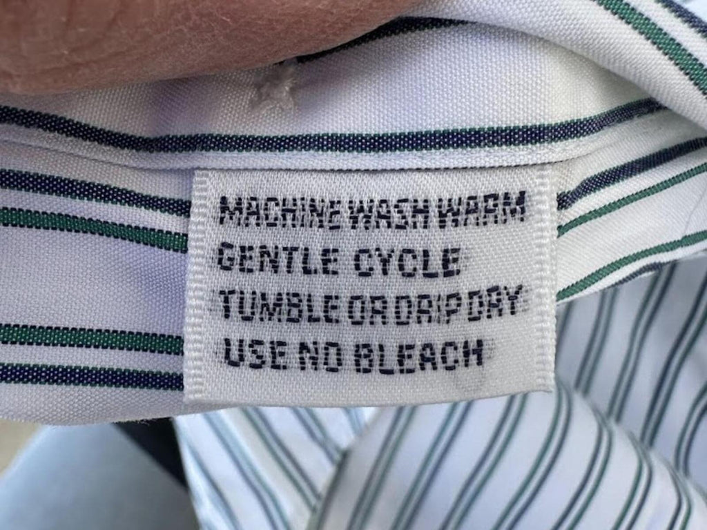 Faconnable Stripe Shirt 15.5 L Green Blue
