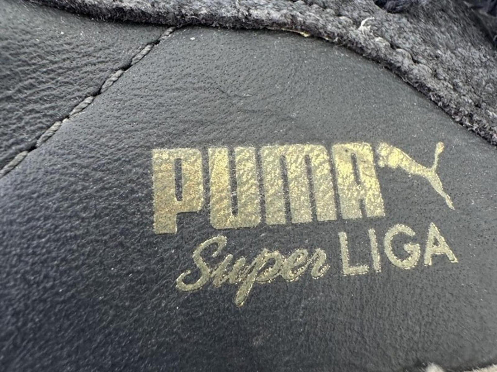 Puma Super Liga Black White Gum Sneakers 11