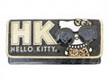 Hello Kitty Faux Leather Wallet Leopard Bow