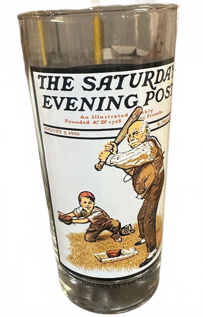 1987 Arby's Norman Rockwell Gramps at the Plate Glass