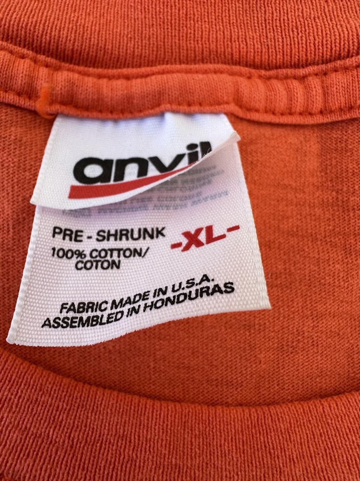 Roseville Weasels Pocket Tee Orange XL