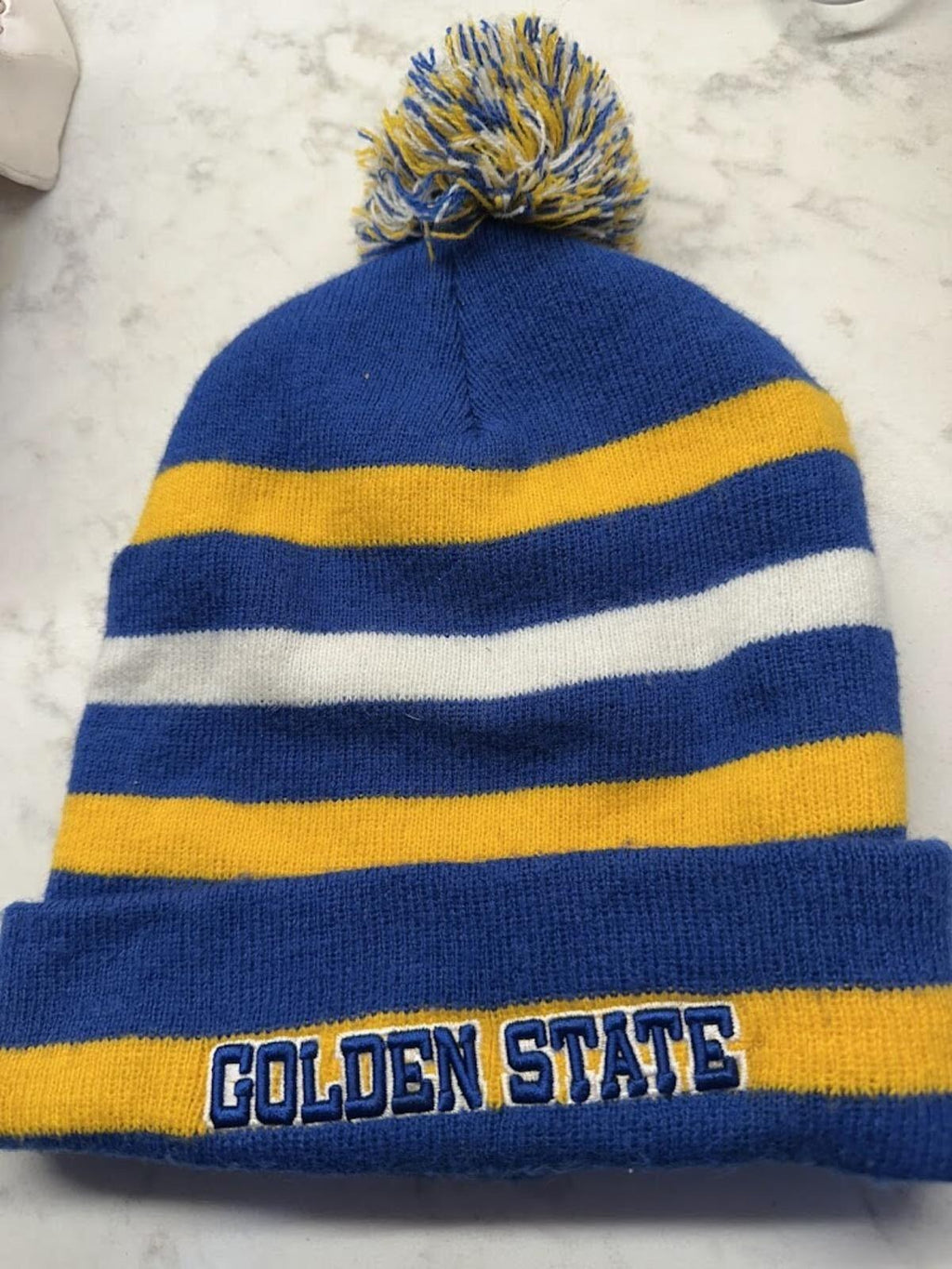 Golden State Warriors Beanie GS Pom Knit Hat
