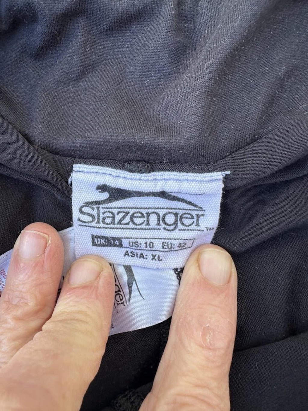 Slazenger Tennis Skirt Black Pleated XL